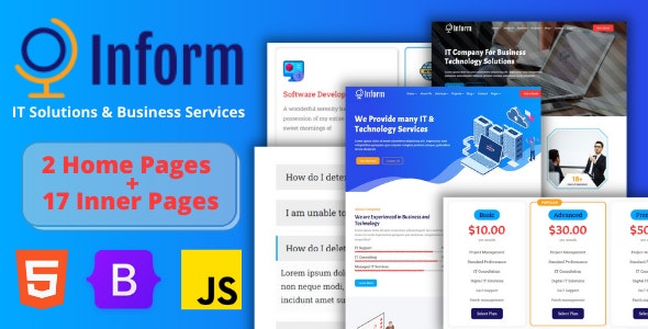nform - IT Solutions Business Services Web Template