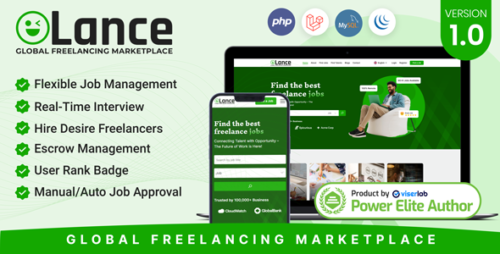 Olance v1.0 – Global Freelancing Marketplace Nulled Download