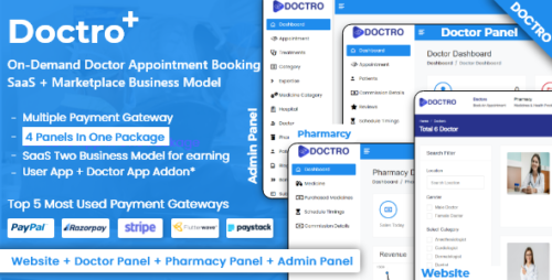 On-Demand Doctor Appointment Booking SaaS v10.0.0 - Marketplace Business Model Nulled