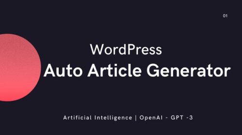 OpenAI Article Writer - GPT-3
