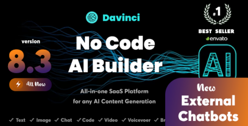 OpenAI Davinci v9.2 – AI Writing Assistant and Content Creator as SaaS Nulled