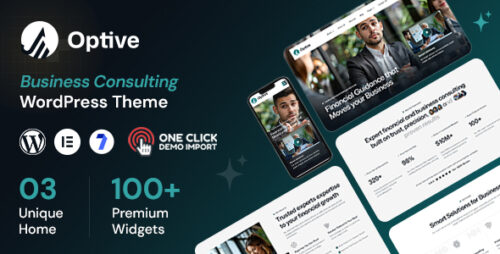 Optive - Business Consulting WordPress Theme