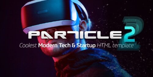 Particle - Modern Tech Startup HTML Template