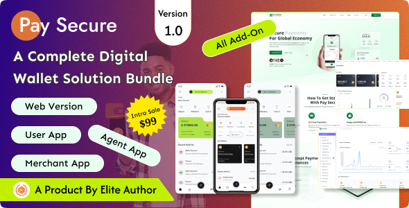 Pay Secure v1.0 - Digital Wallet Solution Bundle Download