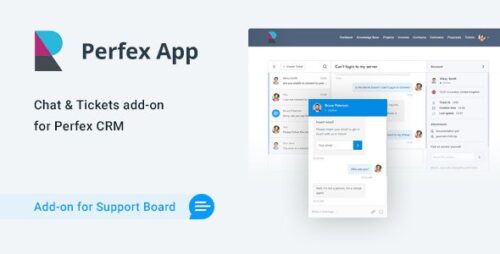 Perfex CRM Chat & Tickets App for Support Board v1.1.3