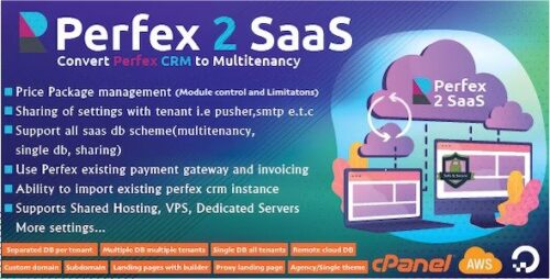 Perfex CRM SaaS Module v0.3.5 – Transform Your Perfex CRM into a Powerful Multi-Tenancy Solution