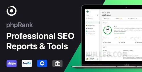 PhpRank v17 – SEO Reports & Tools Platform (SaaS) Nulled