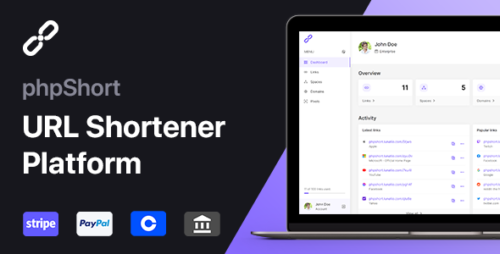 phpShort v50 – URL Shortener Platform Nulled Download