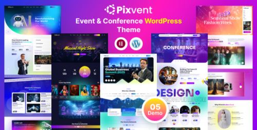 Pixvent – Event and Conference WordPress Theme