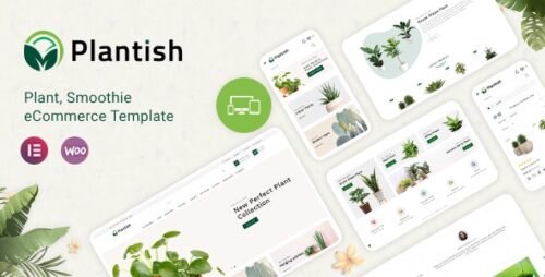 Plantish - Gardening Houseplants Responsive WooCommerce Theme
