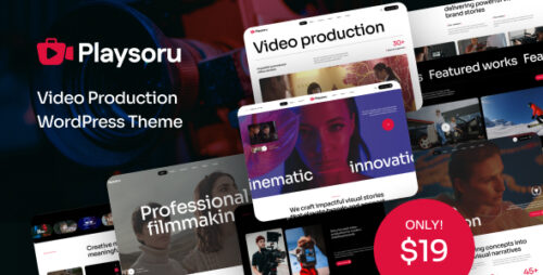 Playsoru – Video Production WordPress Theme