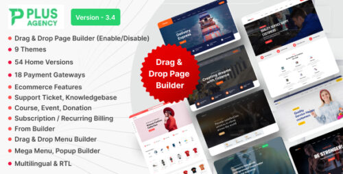 PlusAgency v3.5 – Multipurpose Website CMS / Business CMS Script Nulled