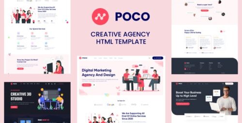 Poco - Bootstrap 4 Agency HTML Template