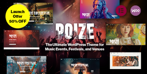Poize - WordPress Theme for Music Events, Festivals Venues