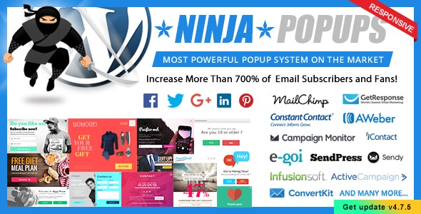 Popup Plugin for WordPress - Ninja Popups 4.7.7