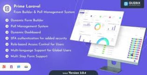 Prime Laravel v3.0.5 – Form Builder & Poll Management System Nulled
