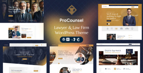Procounsel - Law Firm WordPress Theme