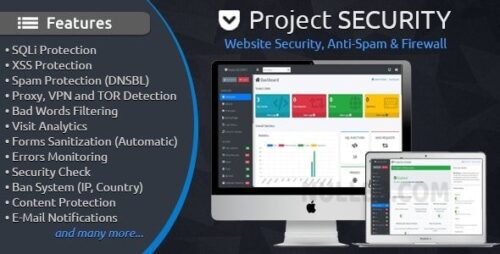 Project SECURITY v5.1.2 – Website Security, Anti-Spam & Firewall Script
