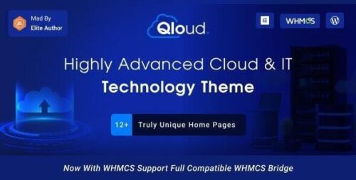 Qloud - WHMCS, Cloud Computing, Apps Server WordPress Theme