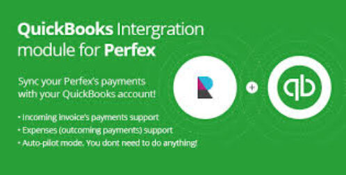 QuickBooks module for Perfex CRM v1.0b – Synchronize Invoices, Payments and Expenses
