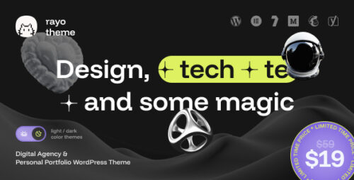 Rayo - Digital Agency Personal Portfolio WordPress Theme