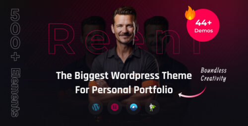 Reeni - Personal Portfolio Resume WordPress Theme