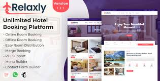 Relaxly v1.2.1 – Unlimited Hotel Booking Platform Nulled Download