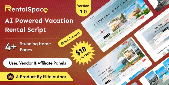 RentalSpace v1.0 - Vacation Rental Script Download