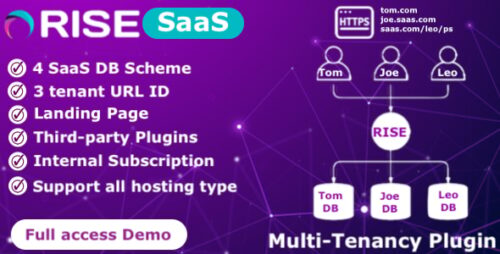RISE CRM SaaS Plugin v0.2.3 – Transform Your RISE CRM into a Powerful Multi-Tenancy Solution