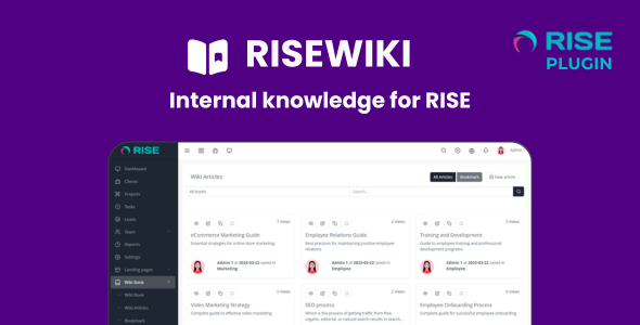 RiseWiki v1.0.1 – Internal knowledge for RISE Download