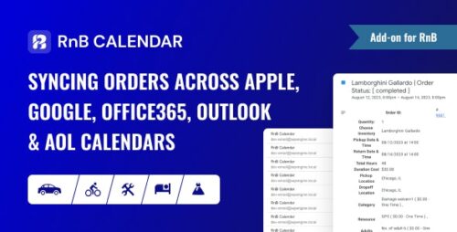 RnBCal - Syncing Orders Across Apple, Google, Yahoo!, Office365, Outlook AOL Calendars