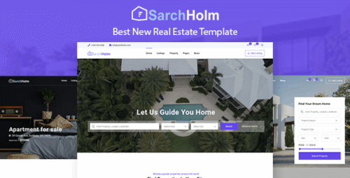 SarchHolm - Real Estate HTML Template