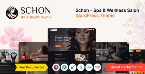 Schon – Spa Wellness Salon WordPress Theme