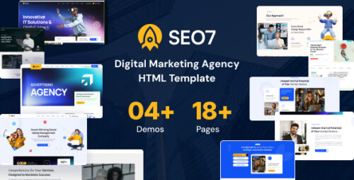 SEO7 - SEO Digital Marketing Agency HTML Template