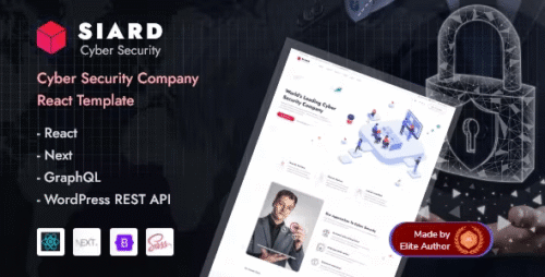 Siard - Cyber Security Company React Next.js Template