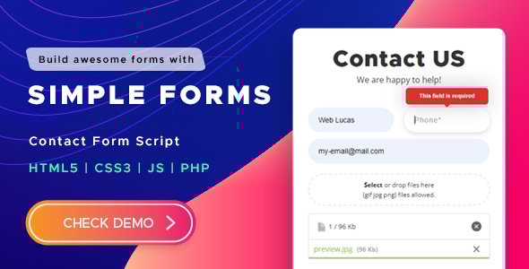 Simple Forms v3.2.0 – Contact Form Script Download