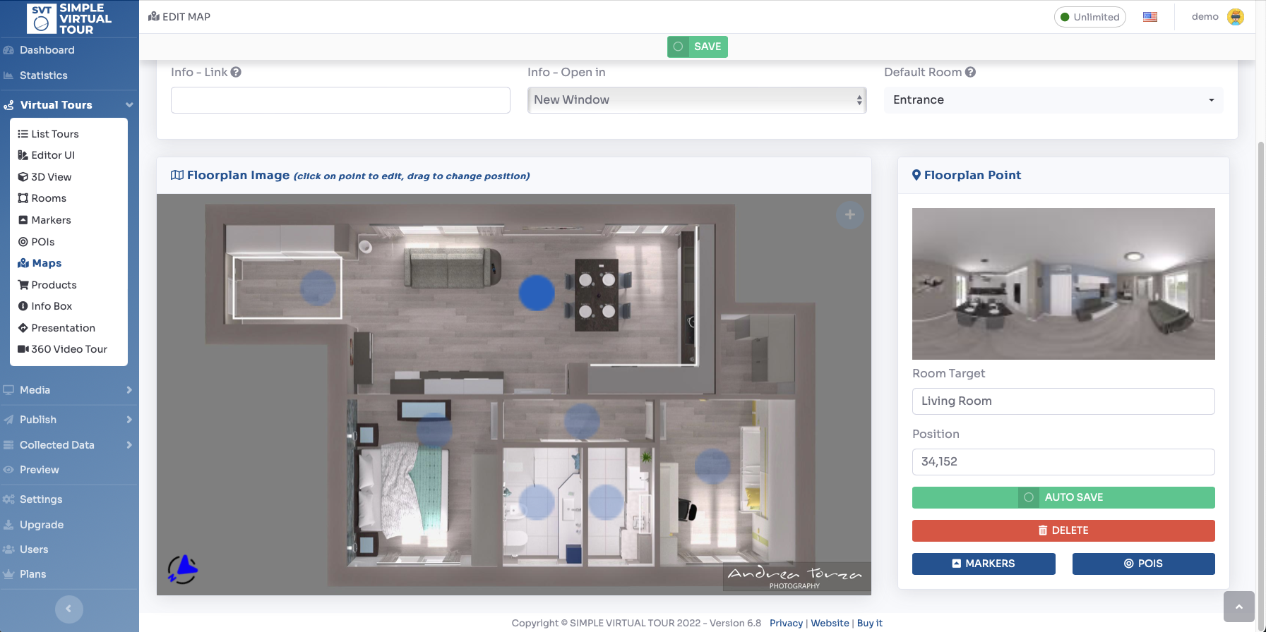 Simple Virtual Tour v9.0.1 - PHP, Html and Jquery Script