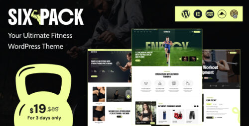 SixPack - Gym WordPress Theme