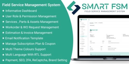 Smart FSM SaaS v1.5 - Field Service Management System Script