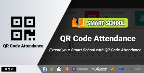 Smart School QR Code Attendance v3.0 - Smart School Addon