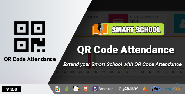 Smart School QR Code Attendance v3.0 - Smart School Addon