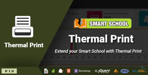 Smart School Thermal Print v2.0 - Smart School Addon