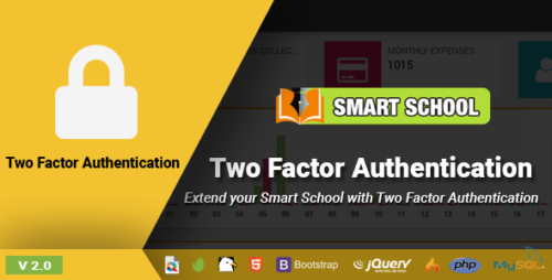 Smart School Two Factor Authentication v2.0 - Smart School Addon