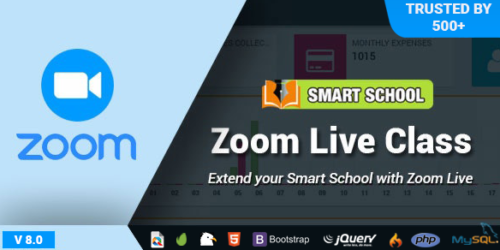 Smart School Zoom Live Class v8.0 - Smart School Addon