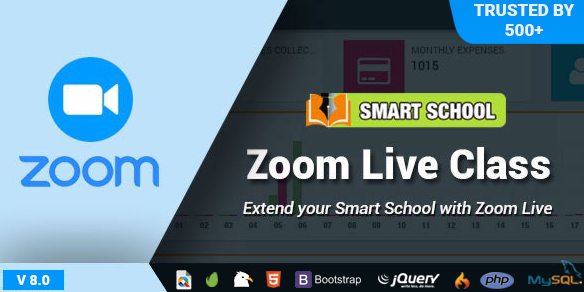 Smart School Zoom Live Class v8.0 - Smart School Addon