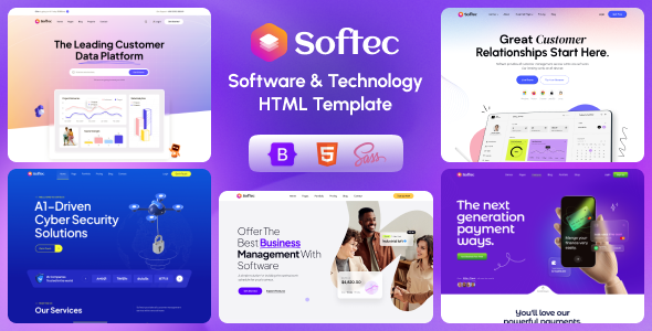 Softec - Software Technology HTML Template