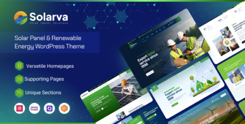 Solarva - Ecology Solar Energy Theme