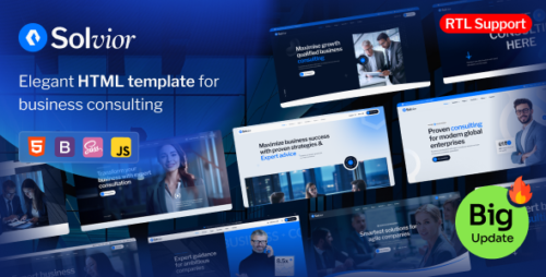 Solvior - Business Consulting HTML Template