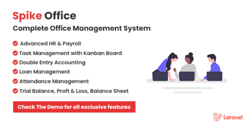 Spike Office v1.5 – Complete HR & Payroll including Loans and Double Entry Accounting