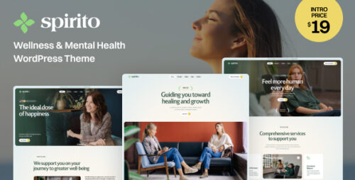 Spirito – Wellness Mental Health WordPress Theme